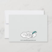 Invitation Réception De Mariage Du Lustre vintage (Dos)