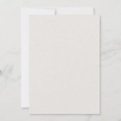 Invitation Réception De Mariage Élégante Beige Neutre Et Inte (Dos)