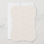 Invitation Réception de mariage élégante et romantique modern (Dos)
