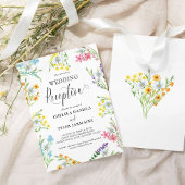 Invitation Réception De Mariage fleur sauvage Seulement Delic