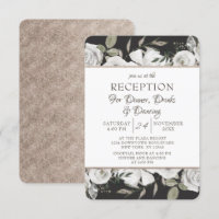 Réception de mariage floral blanc vintage Cherish