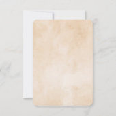 Invitation Réception de mariage florale hivernale de Mistleto (Dos)