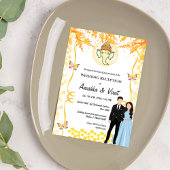 Invitation Réception de mariage indienne