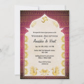Invitation Réception de mariage indienne (Devant)