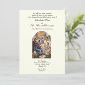 Invitation Réception de mariage ivoirien catholique byzantine (Debout devant)