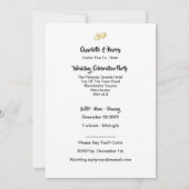 Invitation Réception De Mariage Marié En Italie (Dos)