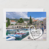 Invitation Réception De Mariage Mariée En Croatie (Devant)