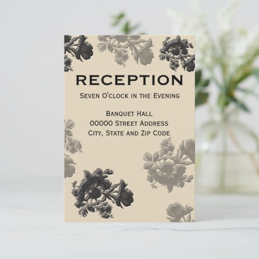 Invitation Réception de mariage Masala Flora (Debout devant)