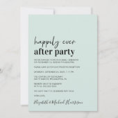 Invitation Réception de mariage minimal moderne de la médaill (Devant)