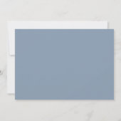 Invitation Réception de mariage minimaliste moderne (Dos)