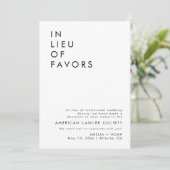 Invitation Réception De Mariage Moderne En Lieu Et Place Des (Debout devant)