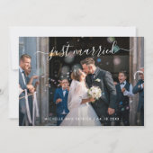 Invitation Réception de mariage moderne simple et élégant (Devant)