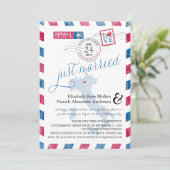 Invitation Réception de mariage postérieur Malcesine Italie A (Debout devant)