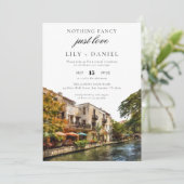 Invitation Réception de mariage pour un mariage à San Antonio (Debout devant)