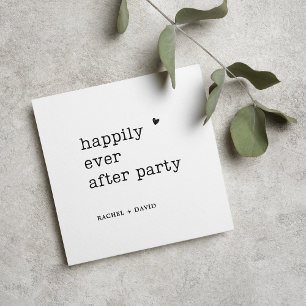 Invitation Réception de mariage pour une fugue sur machine à 