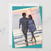 Invitation Réception de Mariage Privée Crashing Waves Uniquem (Dos)