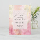 Invitation Réception de mariage romantique et rêveuse (Debout devant)