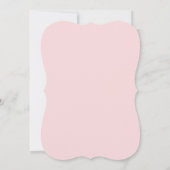 Invitation Réception de mariage rose et fuchsia après la céré (Dos)