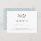 Invitation Réception de mariage rustique Boho (Devant / Derrière)