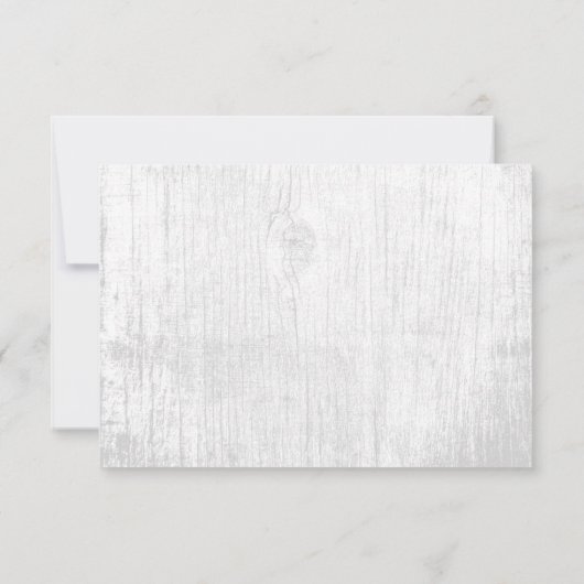 Invitation Réception de mariage rustique fleuri succulent dan (Dos)