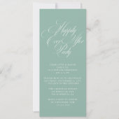 Invitation Réception de mariage Sage Green Happily Ever After (Devant)