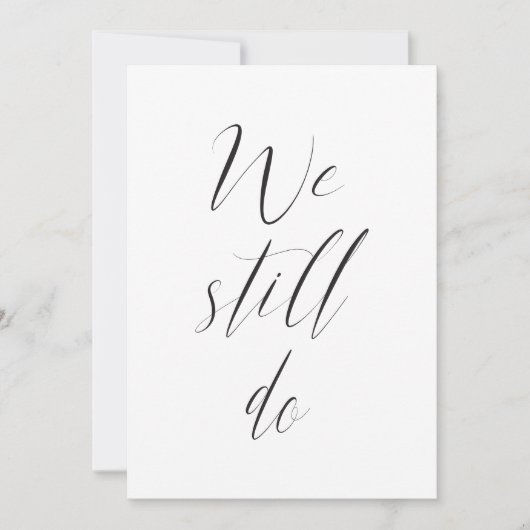 Invitation Réception De Mariage Sequel Nous Faisons Toujours  (Devant)