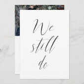 Invitation Réception De Mariage Sequel Nous Faisons Toujours  (Devant / Derrière)