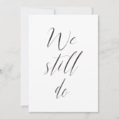 Invitation Réception de mariage Sequel Nous nous marions touj (Devant)