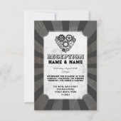 Invitation Réception de mariage Steampunk Mariage Steampunk (Devant)
