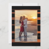 Invitation Réception de mariage Tropcial Beach Photo Invitati (Dos)