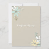 Invitation Réception De Mariages Uniquement Fleurs De Printem (Devant)