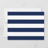 Invitation Réception de style nautique avec ancre (Dos)