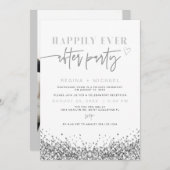 Invitation Réception d'élopement de la séquence d'étincelles  (Devant / Derrière)