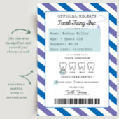 Invitation Réception des dents de lait imprimable
