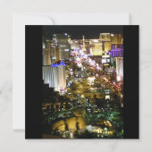 Invitation Réception des nouveaux mariés à Las Vegas (Dos)