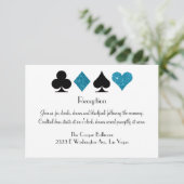 Invitation Réception destination Las Vegas Malibu Parties sci (Debout devant)