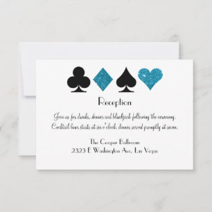 Invitation Réception destination Las Vegas Malibu Parties sci