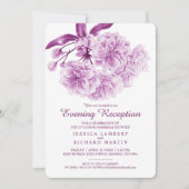 Invitation Réception du soir du soir du soir du printemps de (Devant)