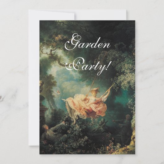 Invitation Réception en plein air ! (Devant)