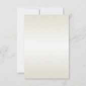 Invitation Réception estivale aux feuilles de palmiers tropic (Dos)