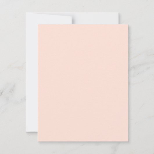 Invitation Réception florale Paisley (Dos)