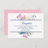 Invitation Réception Garden Bouquet (Devant / Derrière)