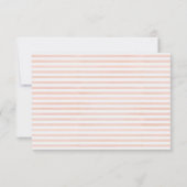 Invitation Réception géométrique Florale de la Marine Rouge B (Dos)