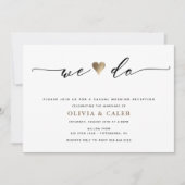 Invitation Réception Mariée (Devant)