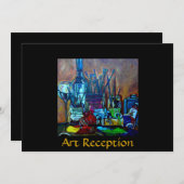Invitation Réception/présentation artistique (Devant / Derrière)
