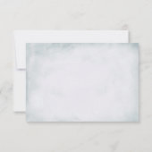 Invitation Réception Roses Bleues et Blanches Chimiques (Dos)