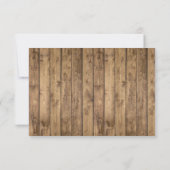 Invitation Réception Rustic Baby's Breath & String Lights (Dos)