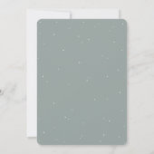 Invitation Réception Seafoam Snowberry+Eucalyptus uniquement (Dos)