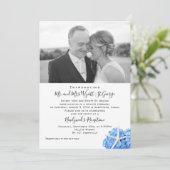 Invitation Réception Seaside Garden Photo Annonce (Debout devant)