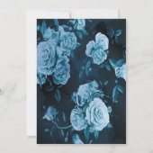 Invitation Réception simple et chic or géométrique Cadre (Dos)